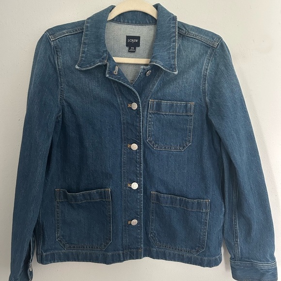 J. Crew Jackets & Blazers - J. Crew Blue Denim Jean Jacket Timeless Style